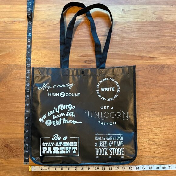 Lululemon What Would You Do‎ Large ReusableTote Bag - Picture 2 of 3